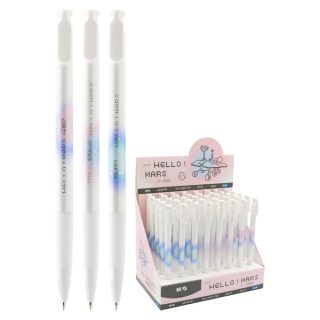 Stylo a bille retra ctable 0.5 mm bleu