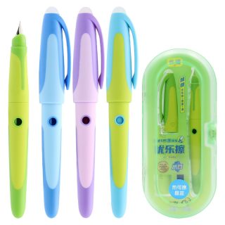 Stylo plume effaçable  bleu cristal