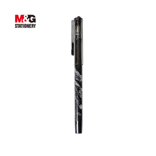 Stylo gel clip  en metal noir