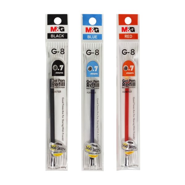 Recharge Stylo gel  0.7mm B/N