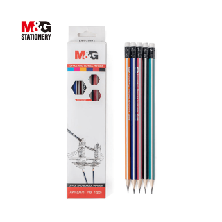 Crayon triangle HB  avec Gomme