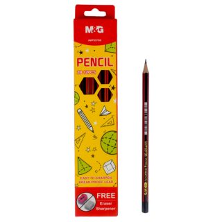 Crayon hex. 2B  avec Gomme