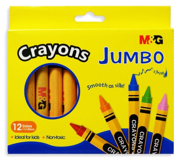 Crayon à cire jumbo 12clrs