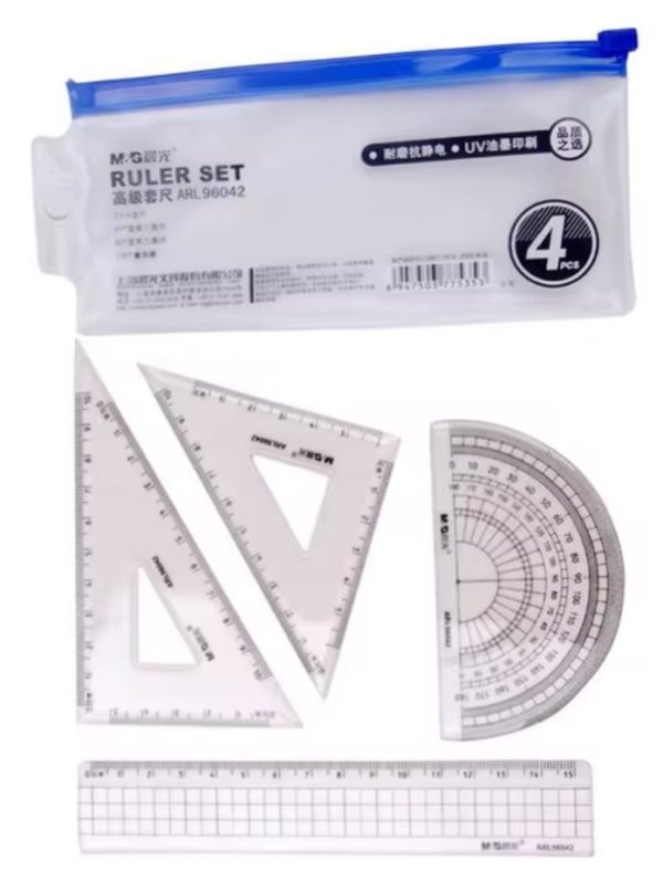 Set de dessin  géometrique 4pcs