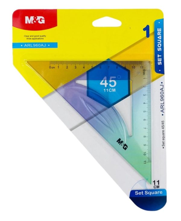 Equerre 11cm  45°/45°