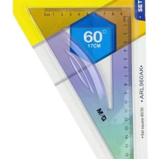 Equerres 17cm  60°/30°
