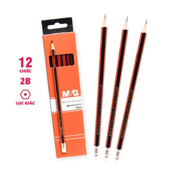 Crayon Bandes hex.  rouges et noires