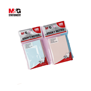 Post-it 3x3 50p bleu et rouge