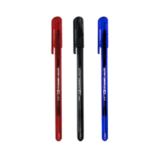 Stylo à bille ultra smooth Noir et Rouge 0,7