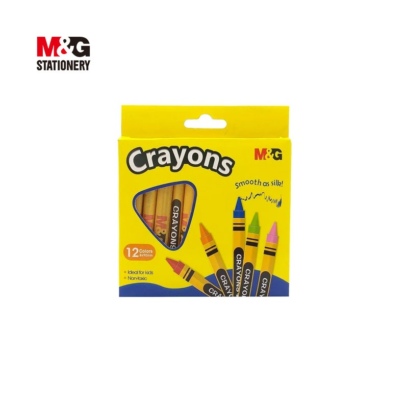 Crayon à cire 12clrs