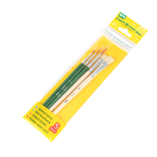 Paquet de pinceau  2en1 5 pièces