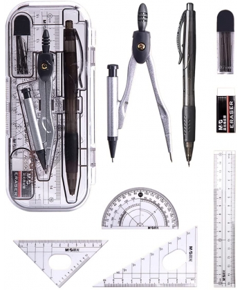 Set de dessin géometrique 8pcs