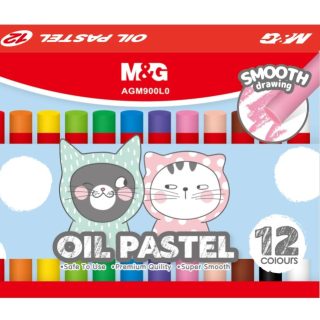 Crayon à cire ronde  pastel 12clrs