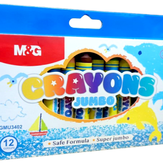 Gros crayons de  couleur 12cl