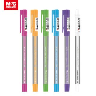 Stylo gel neon pastel  blanc