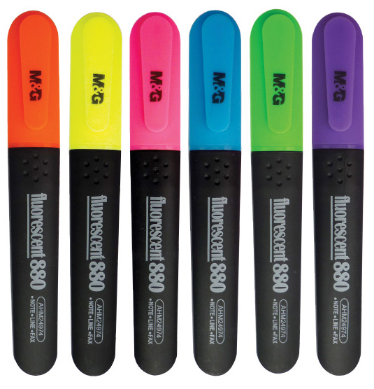 Crayon Hexagone en poteau rouge 2B