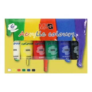 Peinture acrylique  6s 30ml