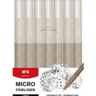 Set stylos fine  graphic 07pcs