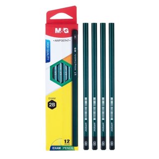 Crayon Hexagone  en poteau vert 2B