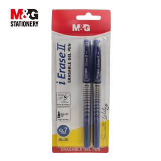 Stylo gel bleu effaçable 0,7