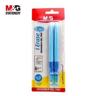 Stylo gel effaçable bleu cristal 0,5