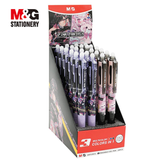 Stylo gel effaçable PINK 3clrs 0,5