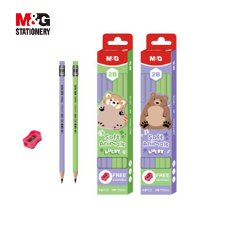 Crayon ac gomme hexal 2B