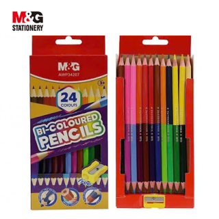 Crayon de couleur double pointe 24clr